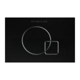 Stylish black matte DotDash flush plate with dual control, modern minimalist look & durable high-quality finish. Ideal for stylish modular switch installations