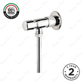 Telescopic timed urinal tap with drain pipe, push-button control and anti-vandal system. Ideal for commercial, healthcare and public washrooms in UAE.
