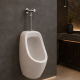Telescopic timed urinal tap with drain pipe, push-button control and anti-vandal system. Ideal for commercial, healthcare and public washrooms in UAE.