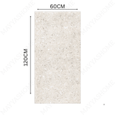 Terrazo Crema 60x120cm porcelain tile, 20mm thick with R11 slip-resistant rough matt finish. Classic terrazzo look, perfect for outdoor spaces.