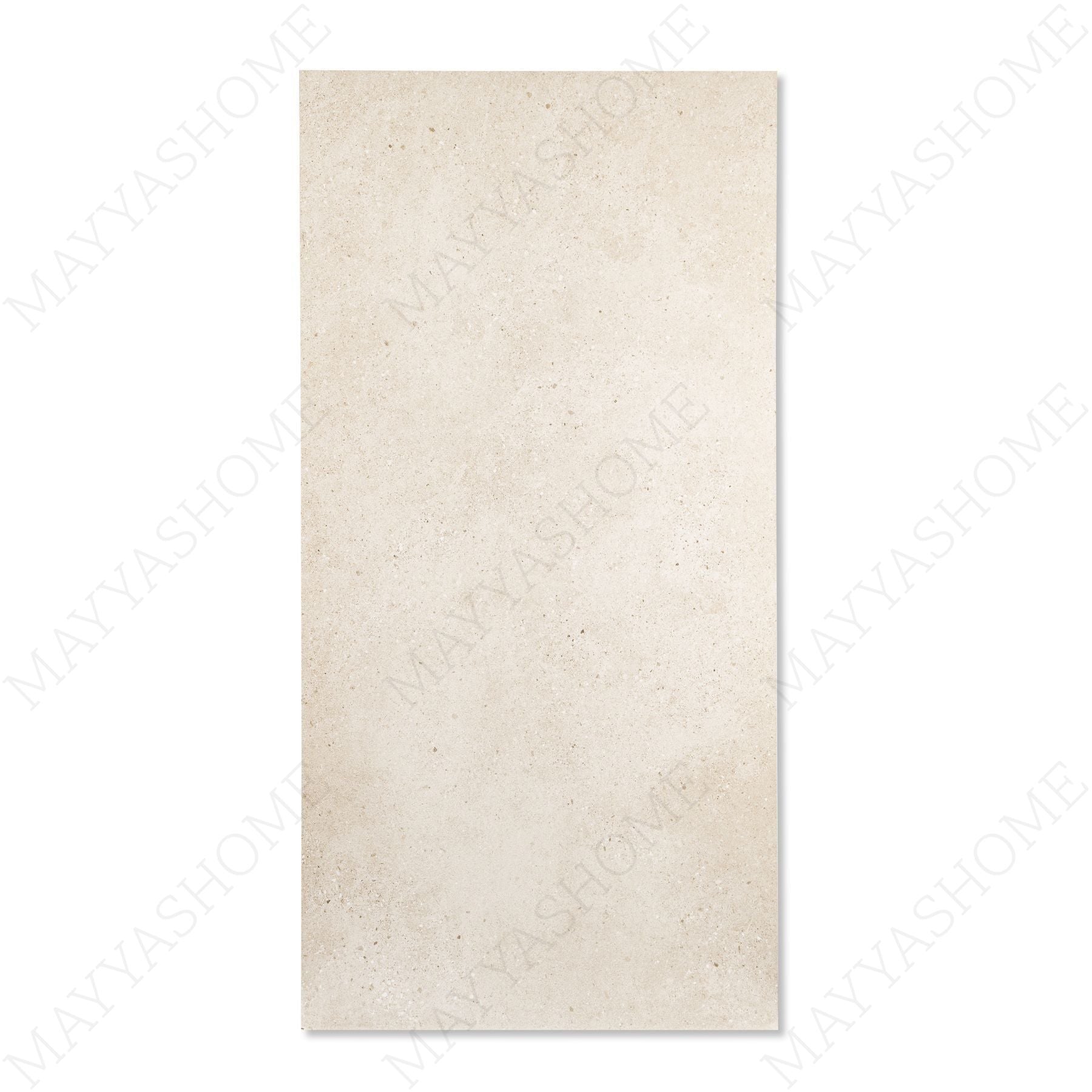 Thomas Ivory porcelain tile in 60x120cm size featuring soft ivory tones, classic stone texture and durable 9mm thickness for floors and walls.