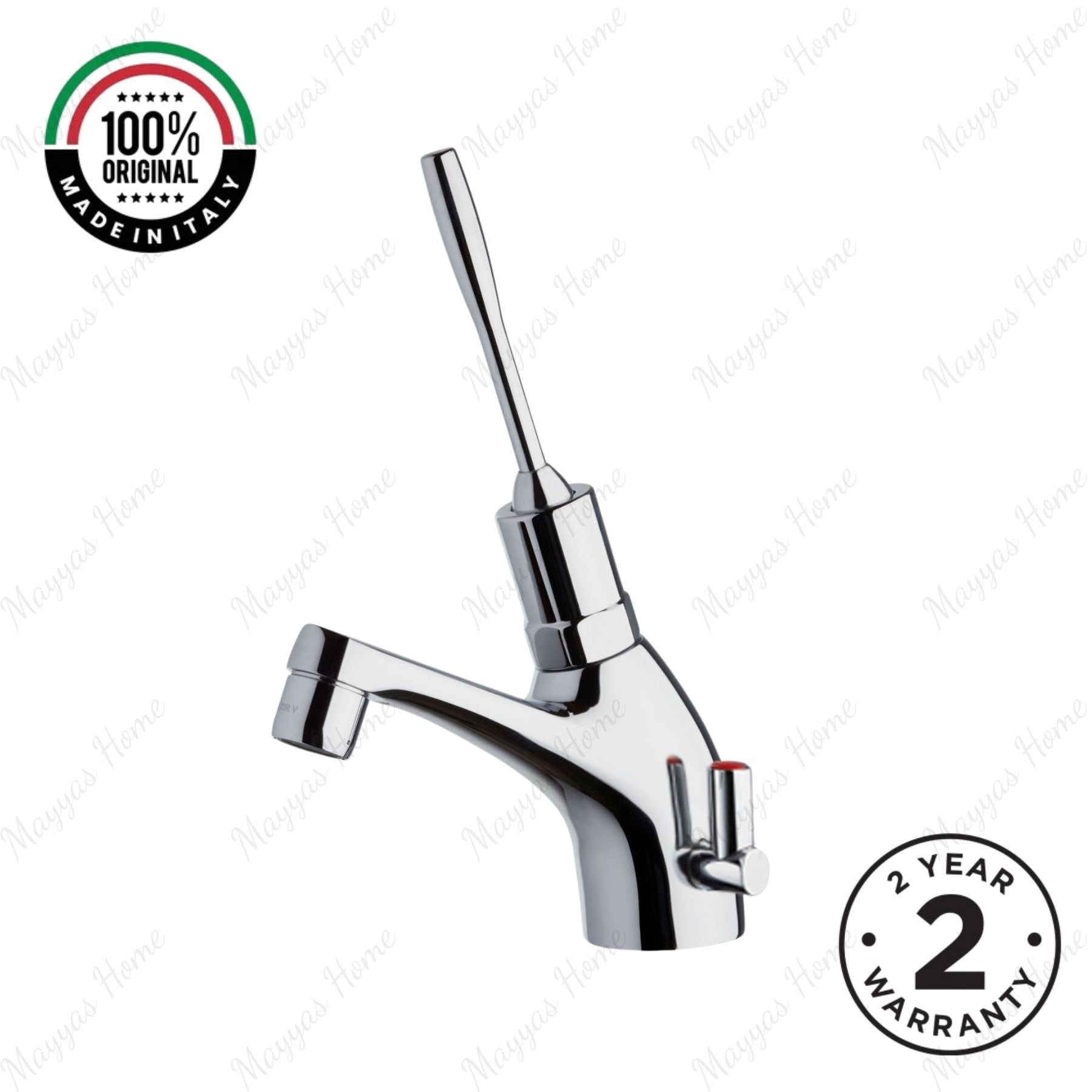 Timed washbasin mixer tap with push-button control, anti-vandal protection and water-saving performance. Ideal for UAE commercial and public washrooms.