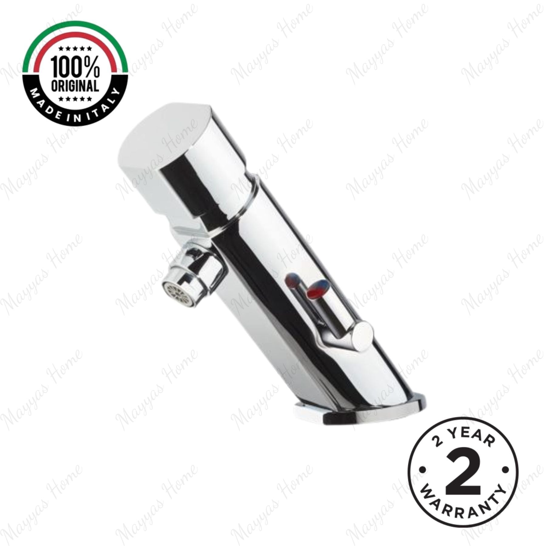 Timed sink mixer tap with 8–12 second push-button operation, anti-vandal protection and water-saving performance. Ideal for UAE commercial and public washrooms.