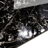 Torondo Negro Grand porcelain tile 60x120cm 9mm thickness, black marble look design, durable porcelain tile for luxury floors and walls.