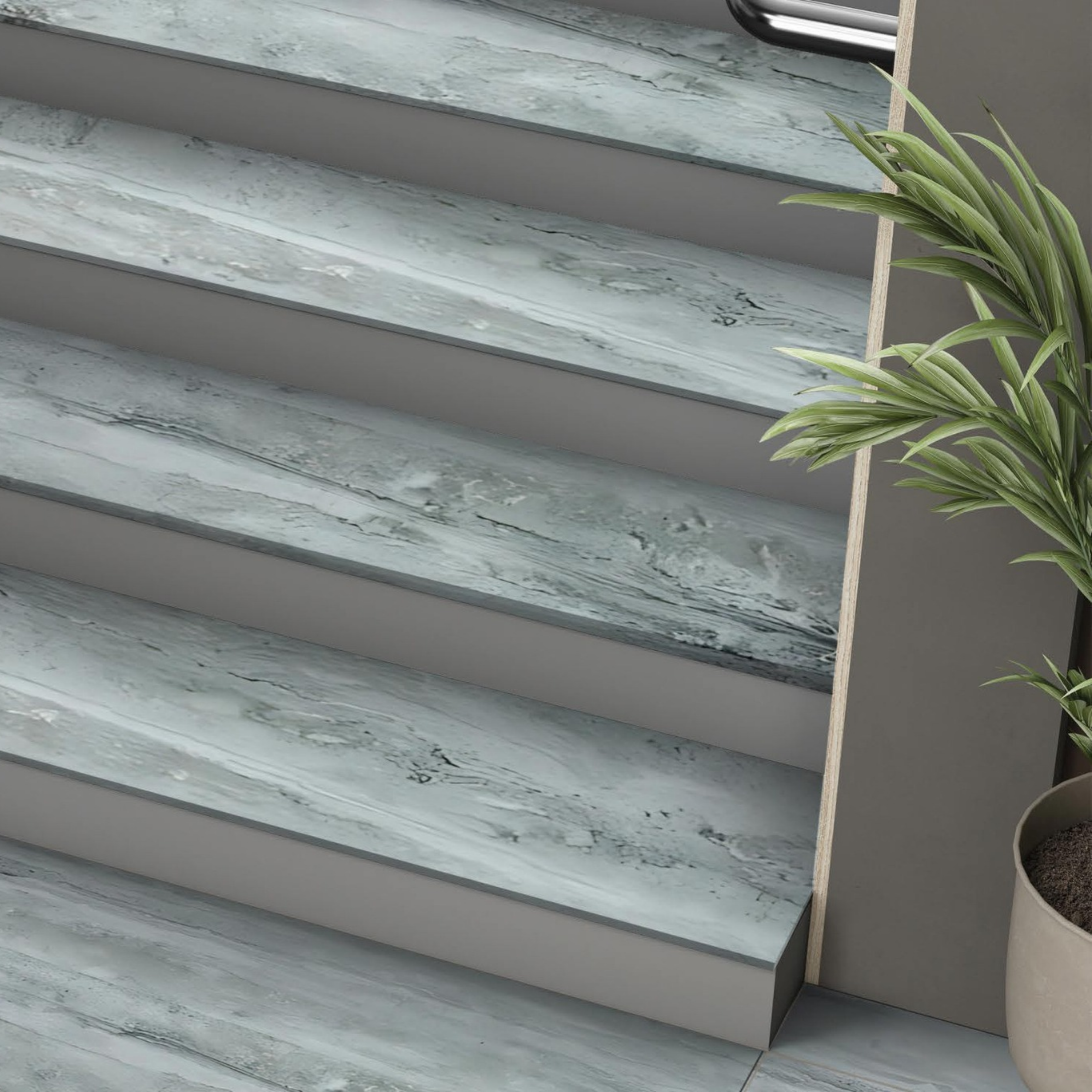 Travertine Grey white body porcelain tile with elegant travertine design