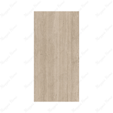 Travertine Beige 120x240cm glossy porcelain tile with warm stone look. Durable 9mm design for elegant floors and walls.