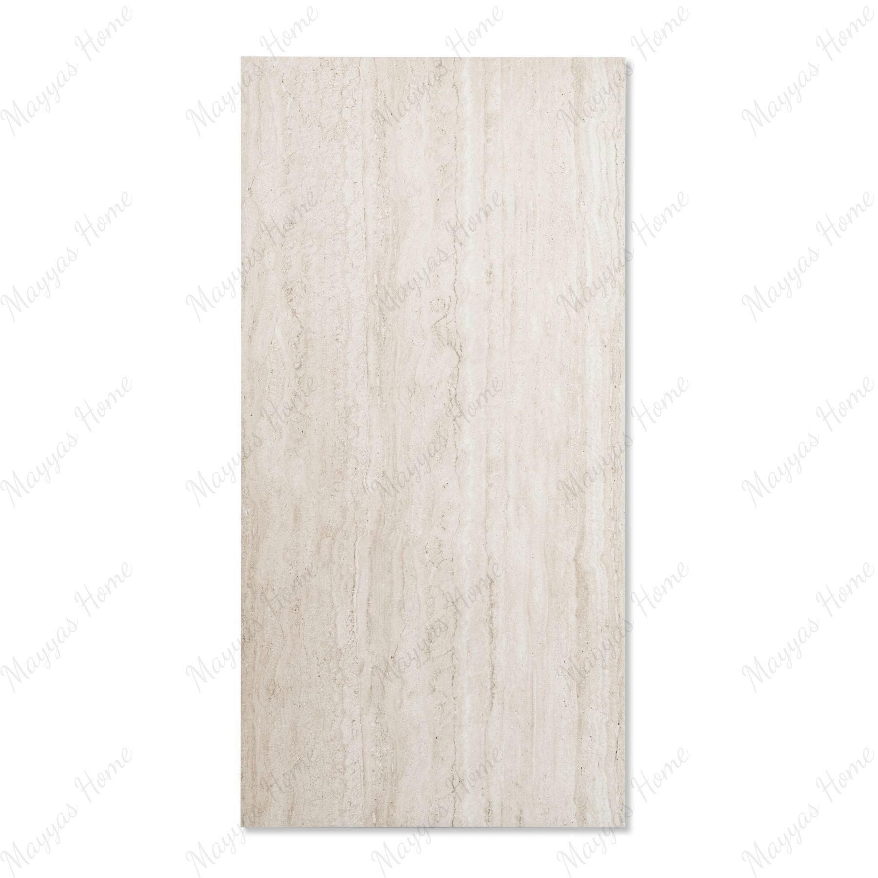 Travertine Dust matt porcelain tile 60x120cm x 2mm with natural stone look. Elegant large format tile perfect for modern floors and walls in residential or commercial spaces.