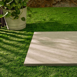 Travertine Dust matt porcelain tile 60x120cm x 2mm with natural stone look. Elegant large format tile perfect for modern floors and walls in residential or commercial spaces.