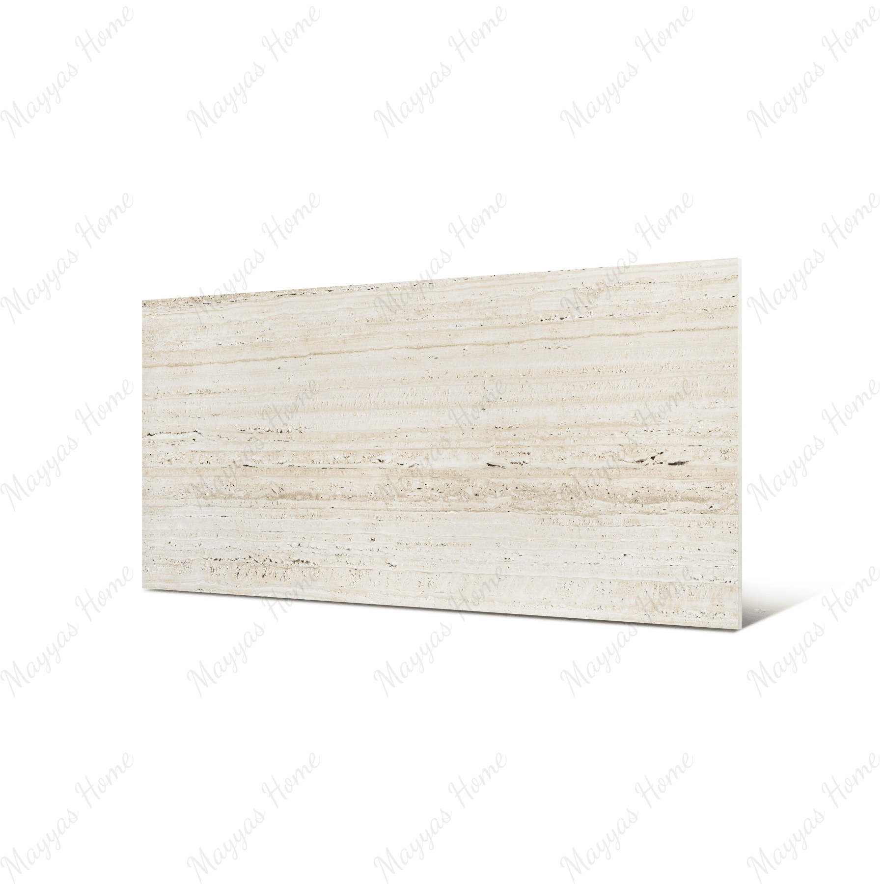 Travertine Latte porcelain tile 80x60cm 9mm thickness, beige travertine look design, durable porcelain tile for elegant floors and walls.