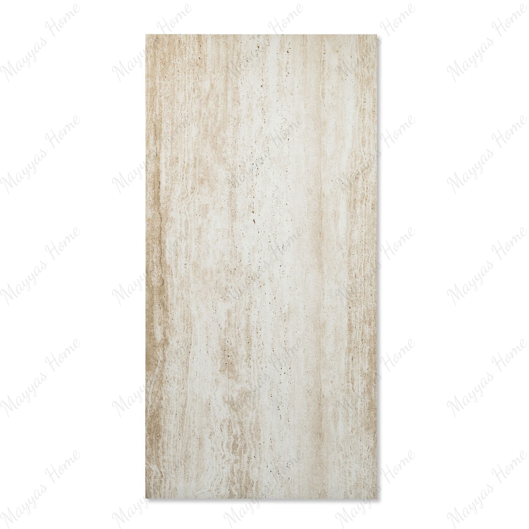 Travertine Mist matt porcelain tile 60x120cm x 2mm with elegant stone look. Durable large format tile ideal for modern floors and walls in residential spaces.