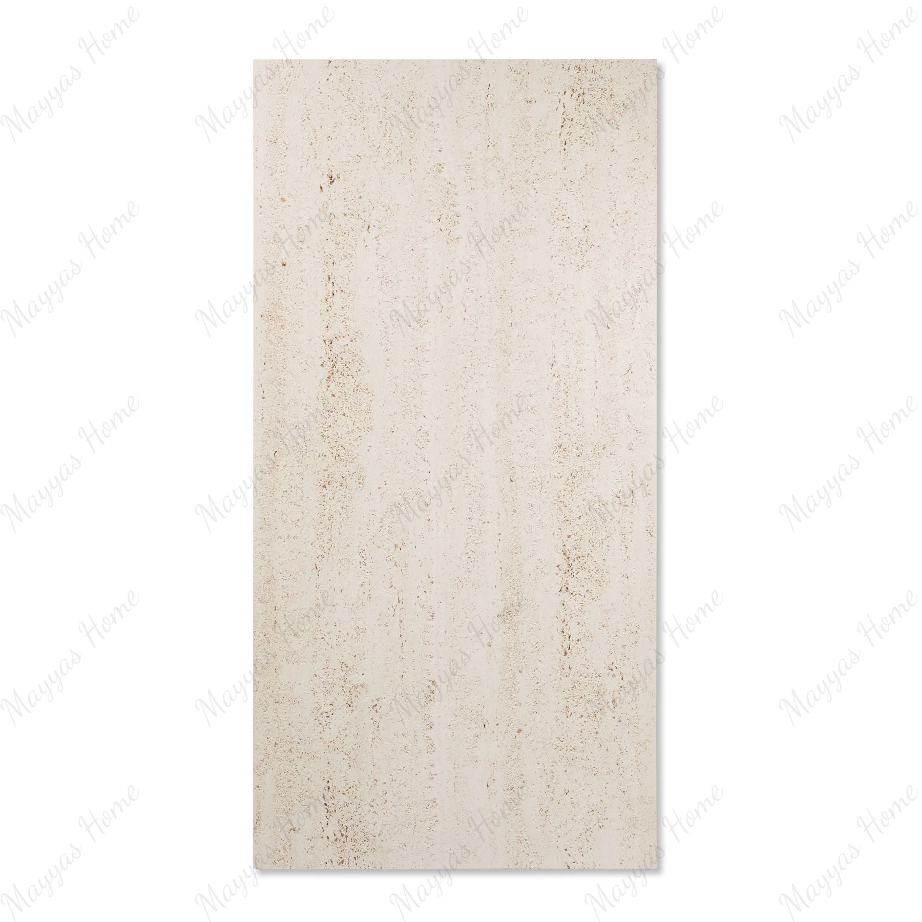 Travertino Beige matt porcelain tile 60x120cm with 9mm thickness features warm beige tones, travertine stone texture and natural matte finish.