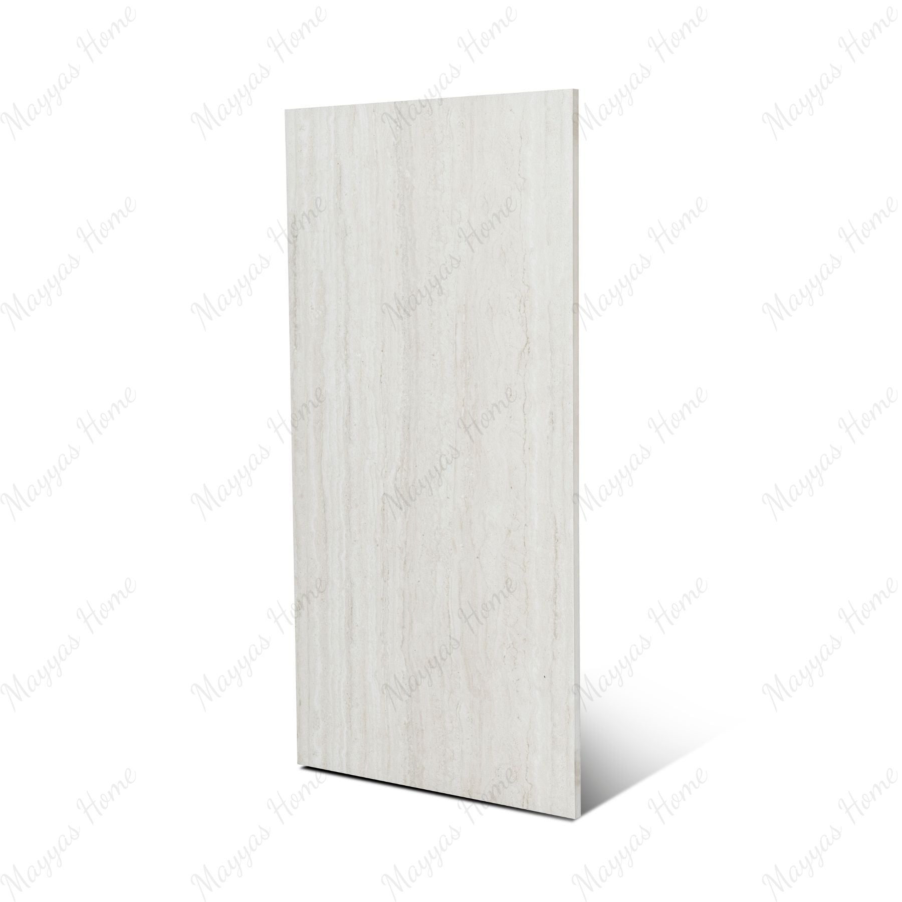 Travertino Crema matt porcelain tile 60x120cm x2mm with warm stone look, durable large format surface ideal for modern floors, walls and premium interiors.
