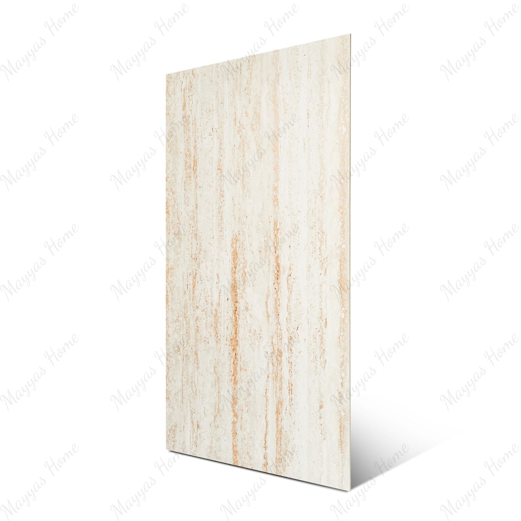 Travertino Crema porcelain tile 60×120cm features a warm cream stone texture with durable porcelain strength, ideal for elegant floors and walls.