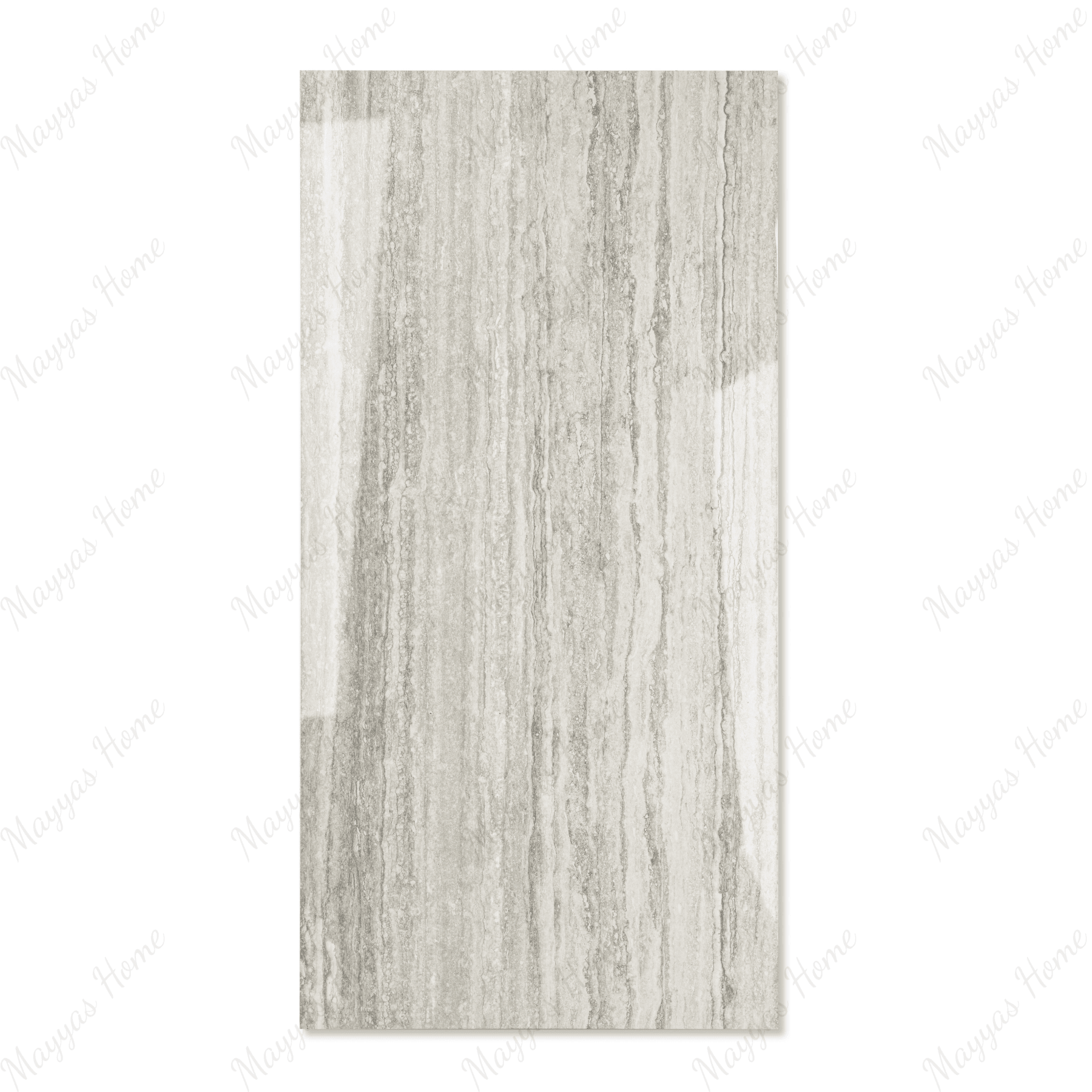 Travertino Grey porcelain tile 60x120cm 9mm thickness, grey travertine marble look, durable porcelain tile for modern floors and walls.