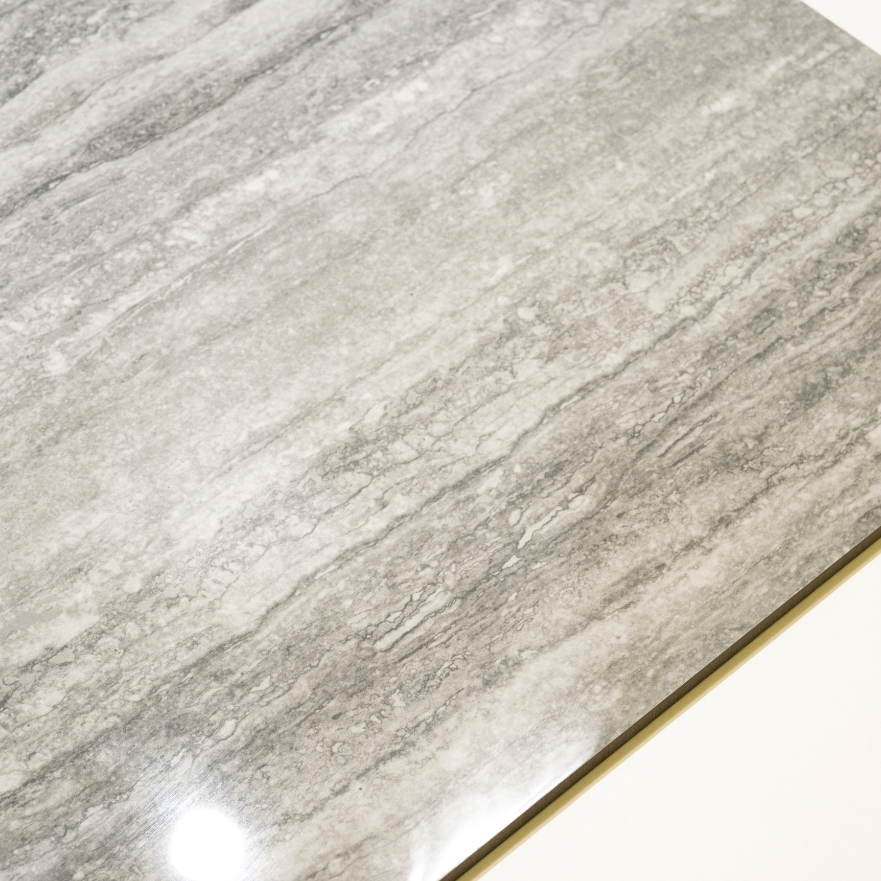 Travertino Grey porcelain tile 60x120cm 9mm thickness, grey travertine marble look, durable porcelain tile for modern floors and walls.