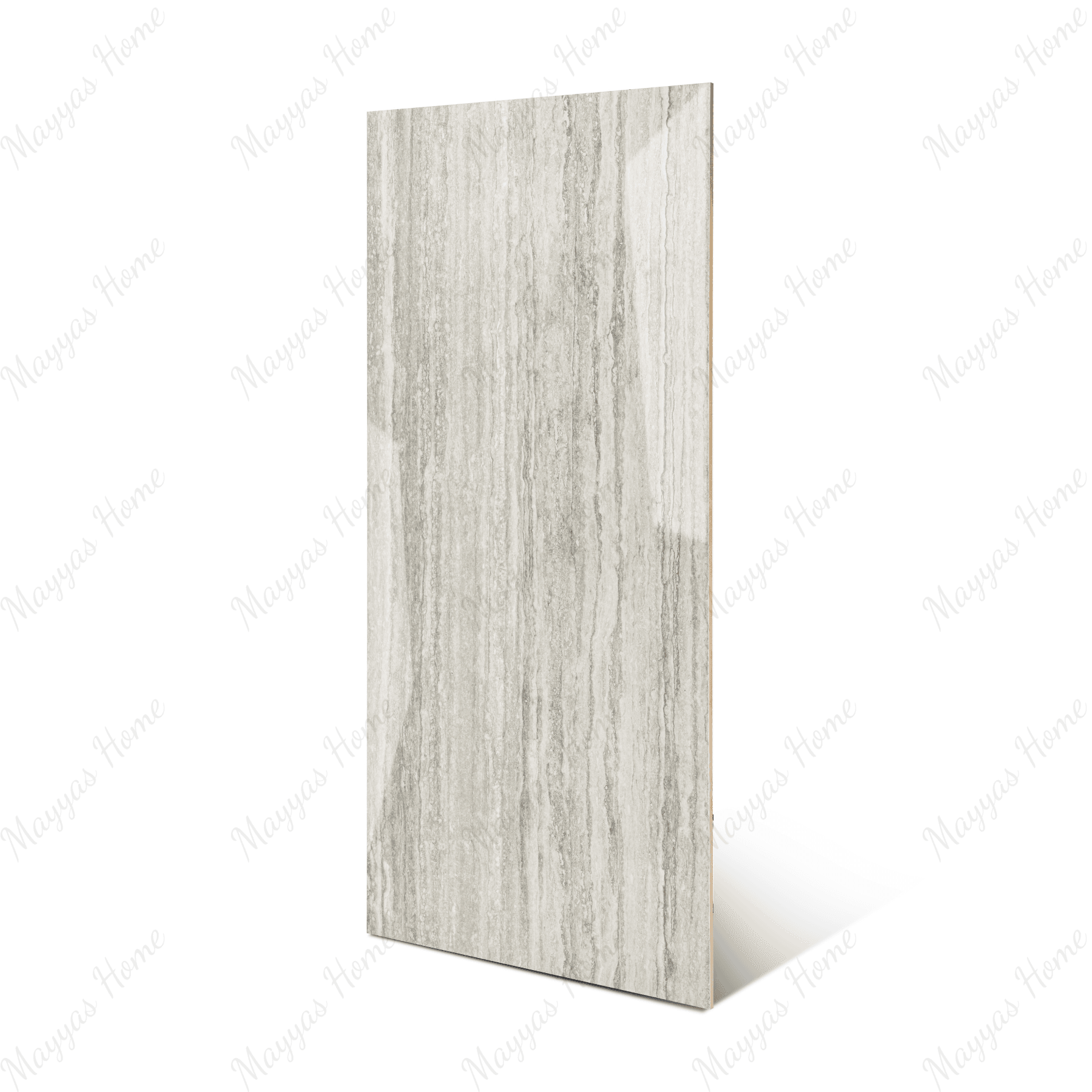 Travertino Grey porcelain tile 60x120cm 9mm thickness, grey travertine marble look, durable porcelain tile for modern floors and walls.