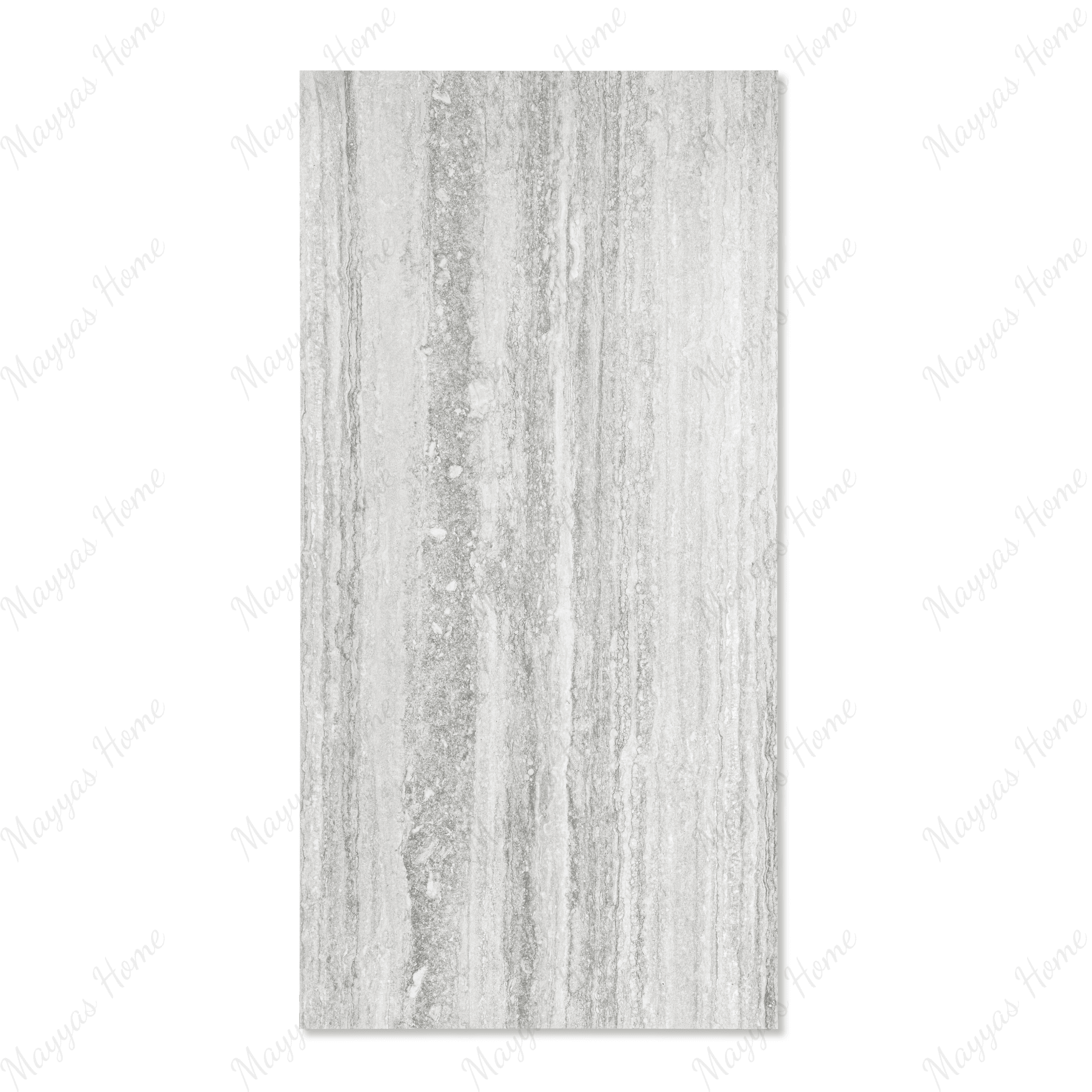 Travertino Grey porcelain tile 60x120cm with 9mm thickness features a travertine stone look, durable porcelain body for floors and walls.
