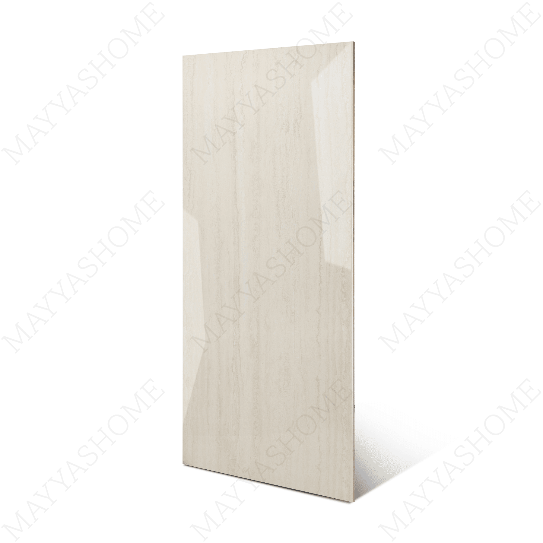 Travertino Mist porcelain tile 60x120cm 9mm thickness, light grey travertine look, durable porcelain tile for modern floors and walls.