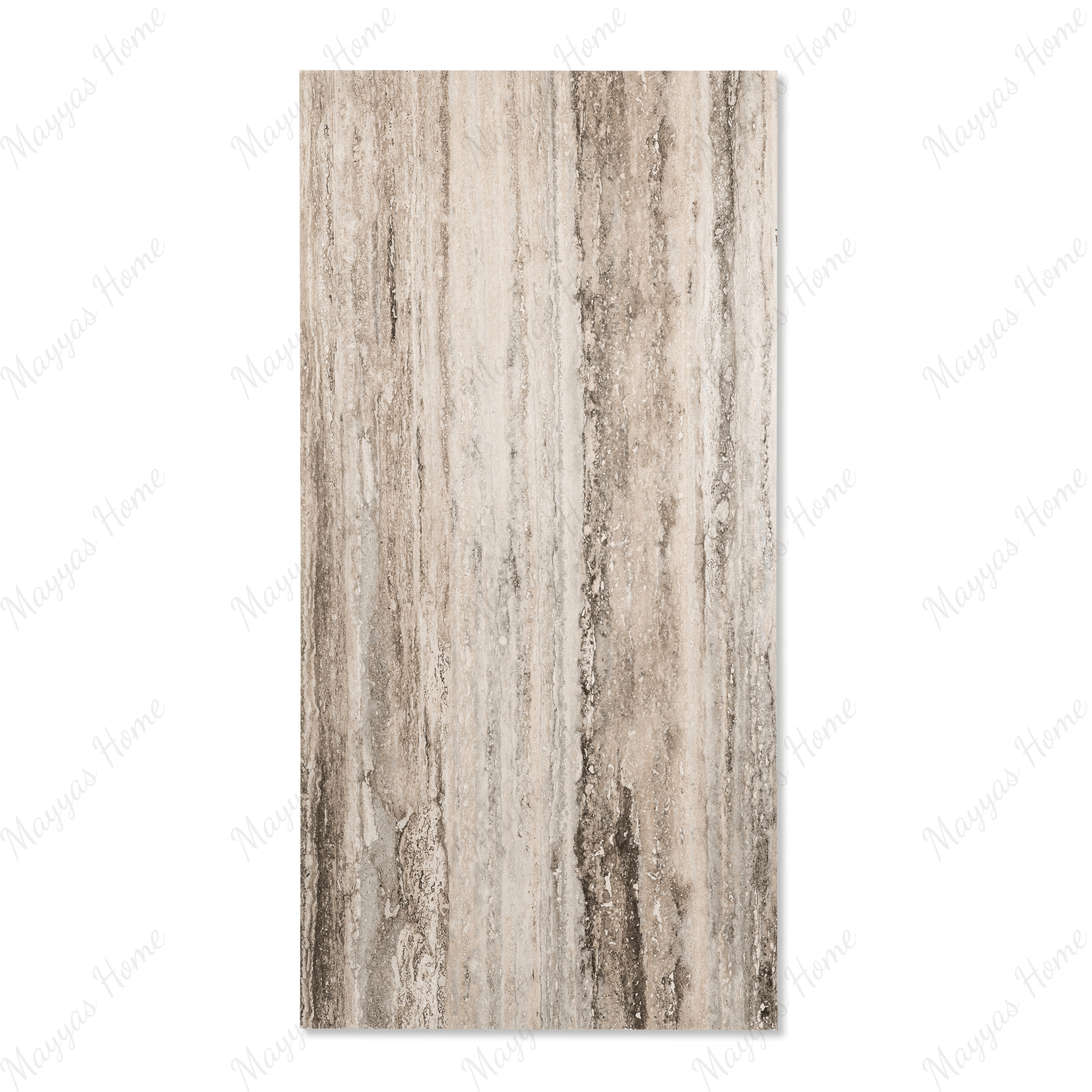 Travertino Natural porcelain tile 60x120cm with 9mm thickness, natural marble look, durable porcelain, ideal for floors and walls.