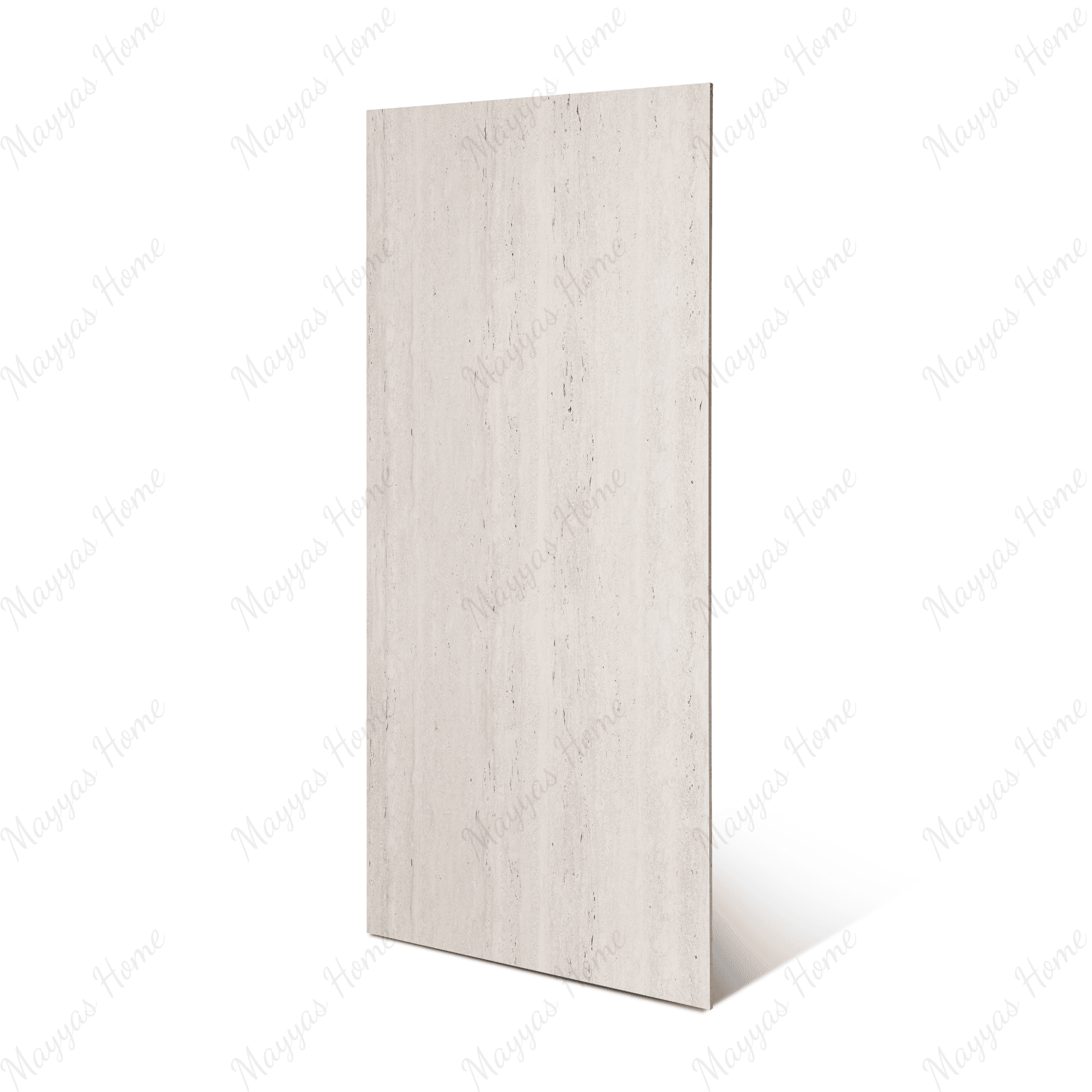 Travo Ash matte porcelain tile 60x120cm 9mm thickness, grey stone look design, durable porcelain tile for modern floors and walls.