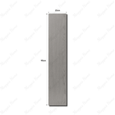 Urban Grey 15x90cm porcelain slab with sleek grey wood-look design. Strong, low-maintenance, and ideal for stylish modern floors and walls.