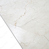 Vanilla Mist glossy marble effect porcelain tile 60x120cm with 9mm thickness features soft creamy tones and elegant shine.