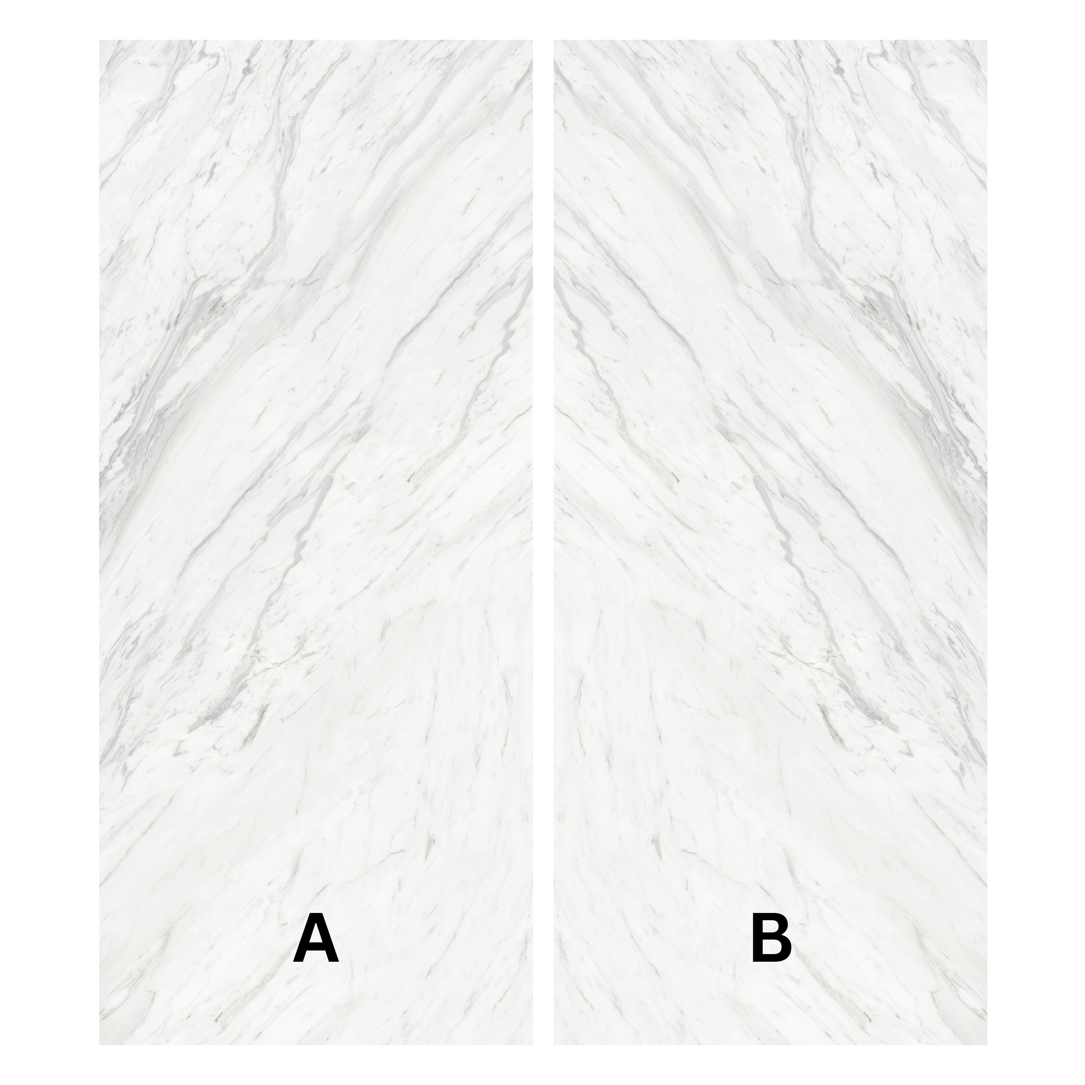 Venato Medielle Pearl White 120x320cm matt porcelain slab with book-match design. Ideal for luxury walls, floors, and countertops.