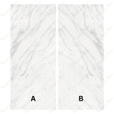 Venato Medielle Pearl White 120x320cm matt porcelain slab with book-match design. Ideal for luxury walls, floors, and countertops.