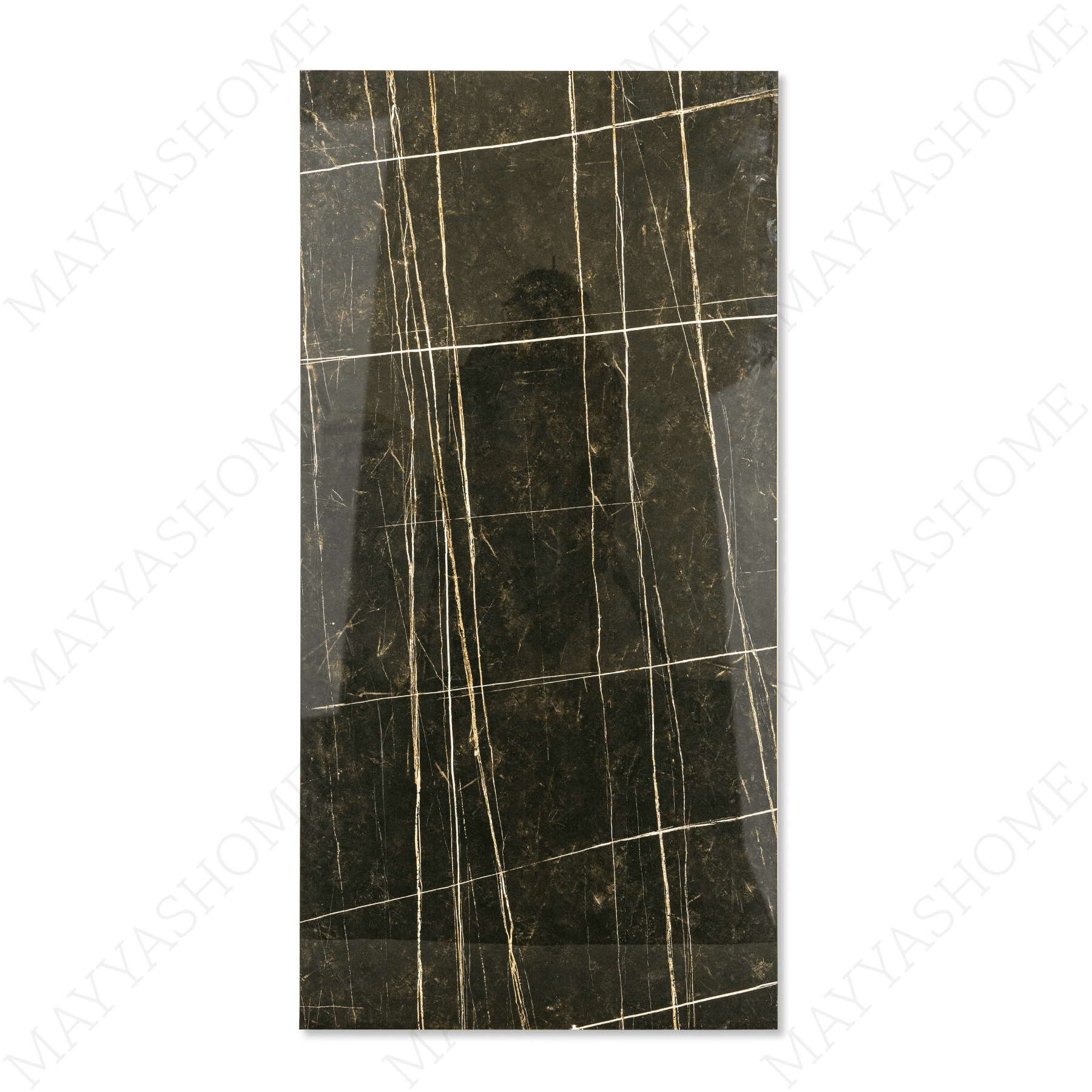 Venice Black tiles (60x120cm, 9mm) feature a High Gloss finish with a rich black design. Ideal for Indoor Floors and Walls, these Porcelain tiles deliver a sense of luxurious boldness and sophisticated style. The glossy surface deepens the black tones, creating a dramatic and elegant atmosphere perfect for enhancing any residential or commercial space.