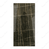 Venice Black tiles (60x120cm, 9mm) feature a High Gloss finish with a rich black design. Ideal for Indoor Floors and Walls, these Porcelain tiles deliver a sense of luxurious boldness and sophisticated style. The glossy surface deepens the black tones, creating a dramatic and elegant atmosphere perfect for enhancing any residential or commercial space.
