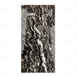 Vercel Black porcelain tile 60x120cm 9mm thickness, black marble look design, durable porcelain tile for modern luxury floors and walls.