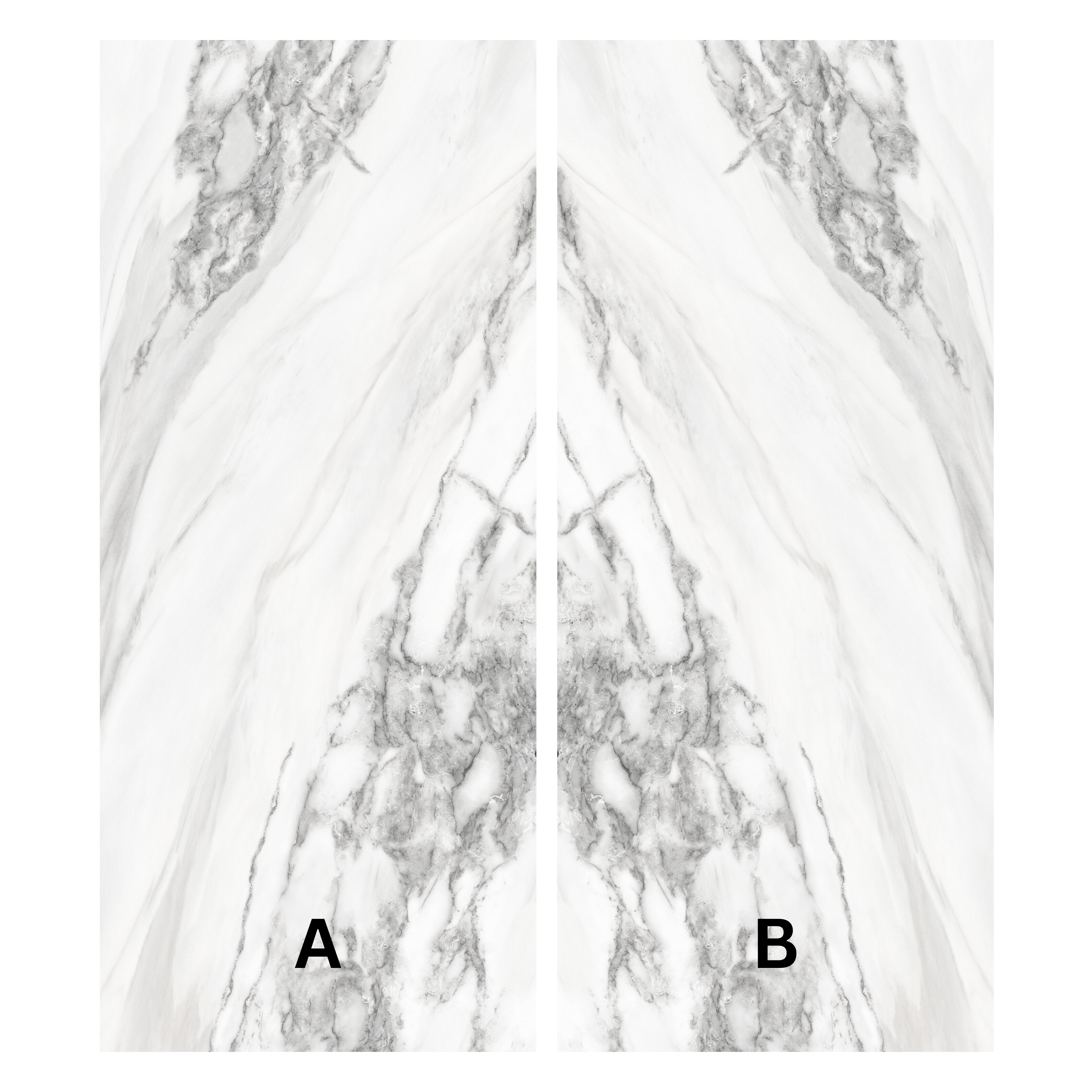 Veronic Arbesque in 120x320cm, 15mm thick, polished book match slab. A stunning large-format tile for elegant interiors and luxury feature designs.