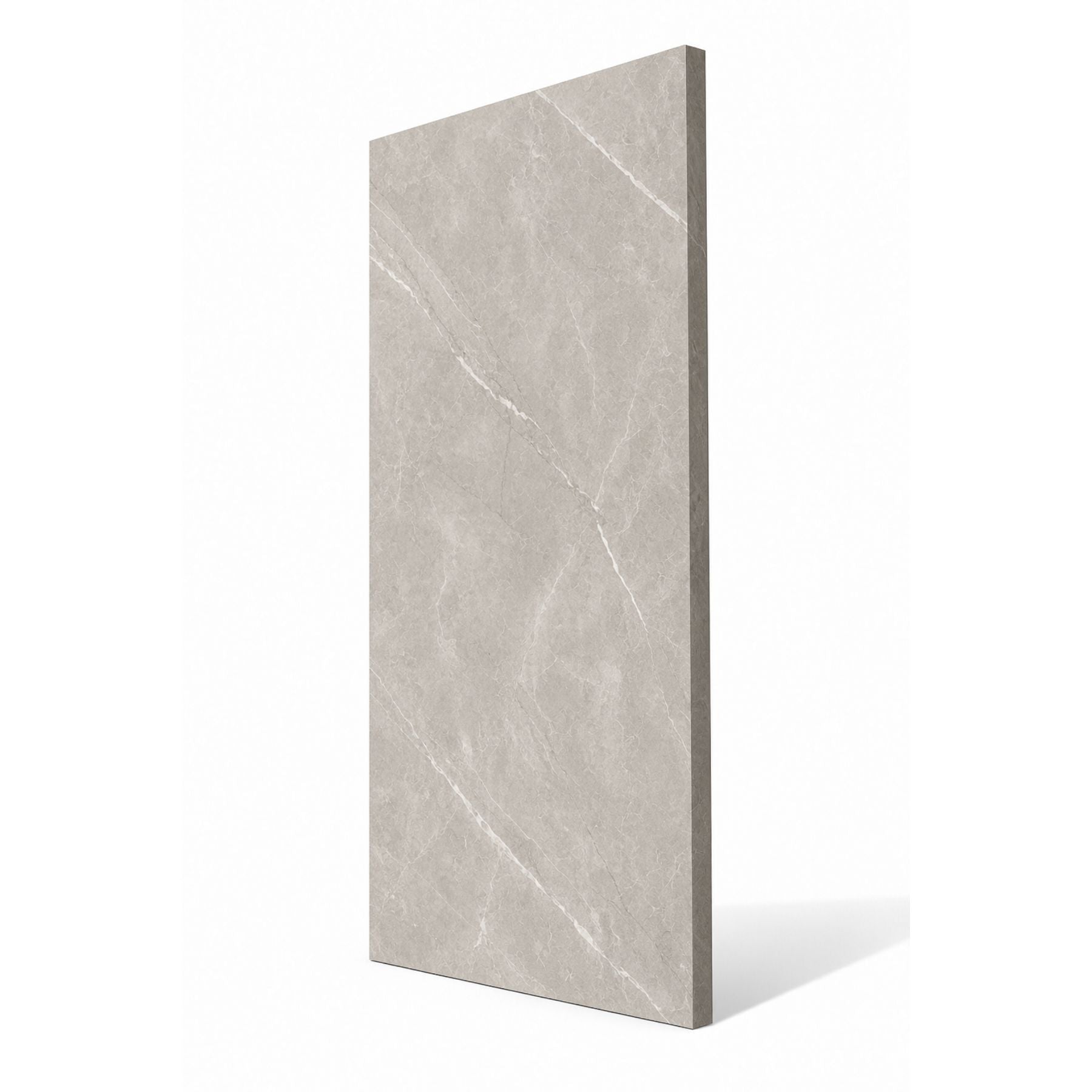 Vitra Grey Lush Crisp Colorbody porcelain slab 120x280cm, 9mm thick, with a refined grey stone look for elegant floors, walls and modern interiors.