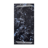Volga Blue 80x160cm high glossy porcelain tile, 09mm thick with deep blue granite-like patterns. Bold, elegant, and durable for luxury interiors.