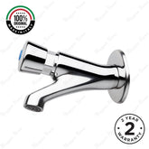 Wall-mounted single-water timed tap with push-button control, adjustable flow and anti-vandal protection for commercial, healthcare and public washrooms in UAE.