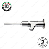 Wall-mounted telescopic single-water washbasin tap with timed shut-off and lever control for healthcare, hospitality and commercial washrooms in UAE.