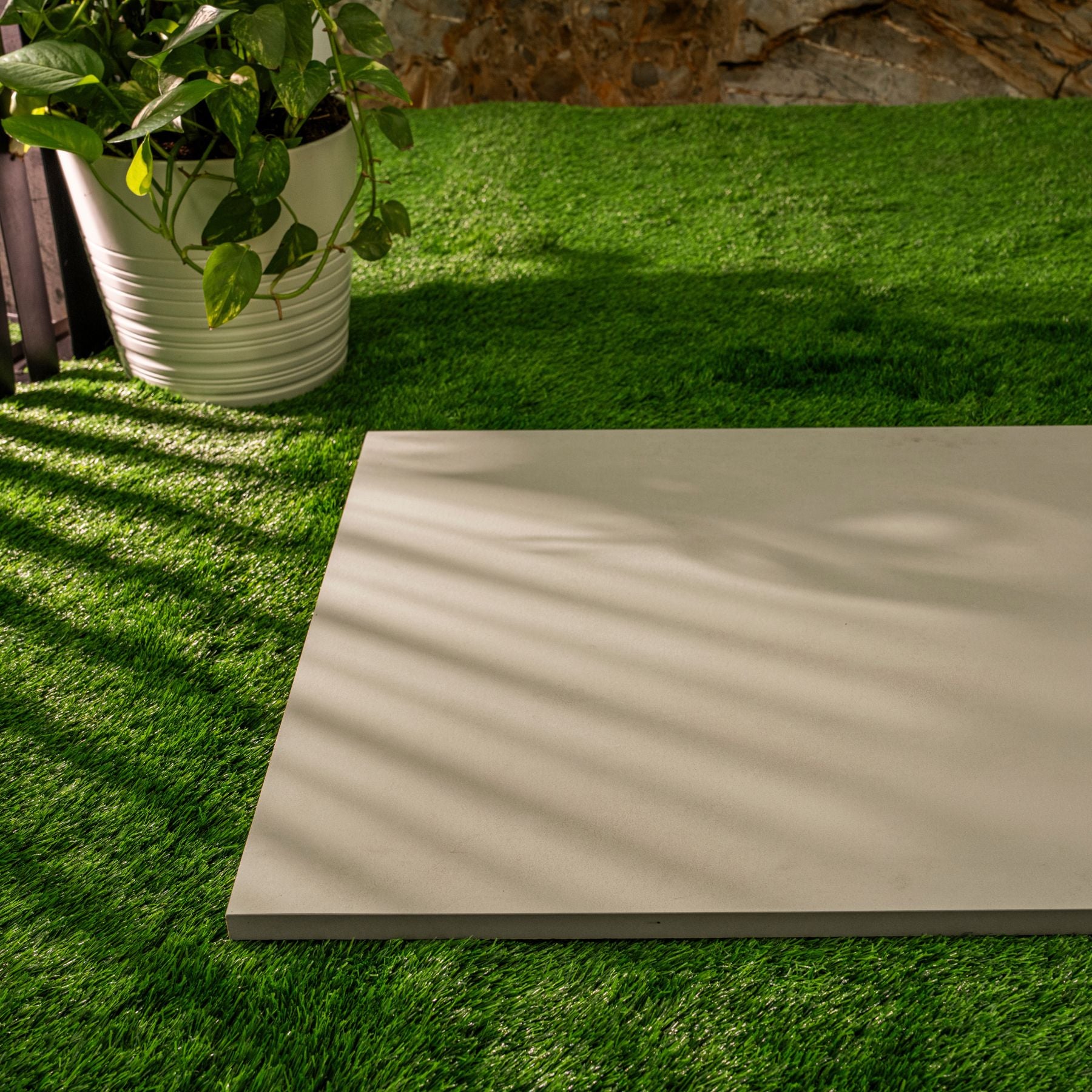 White Aurora matt porcelain tile 60x120cm x2mm with marble look, durable large format surface ideal for modern floors, walls and premium interiors.
