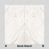Angelo Ice 120x240cm 09mm – Book-Match Glossy Tile