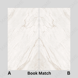 Angelo Ice 120x240cm 09mm – Book-Match Glossy Tile