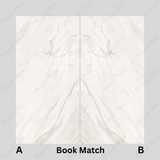 Angelo Ice 120x240cm 09mm – Book-Match Glossy Tile
