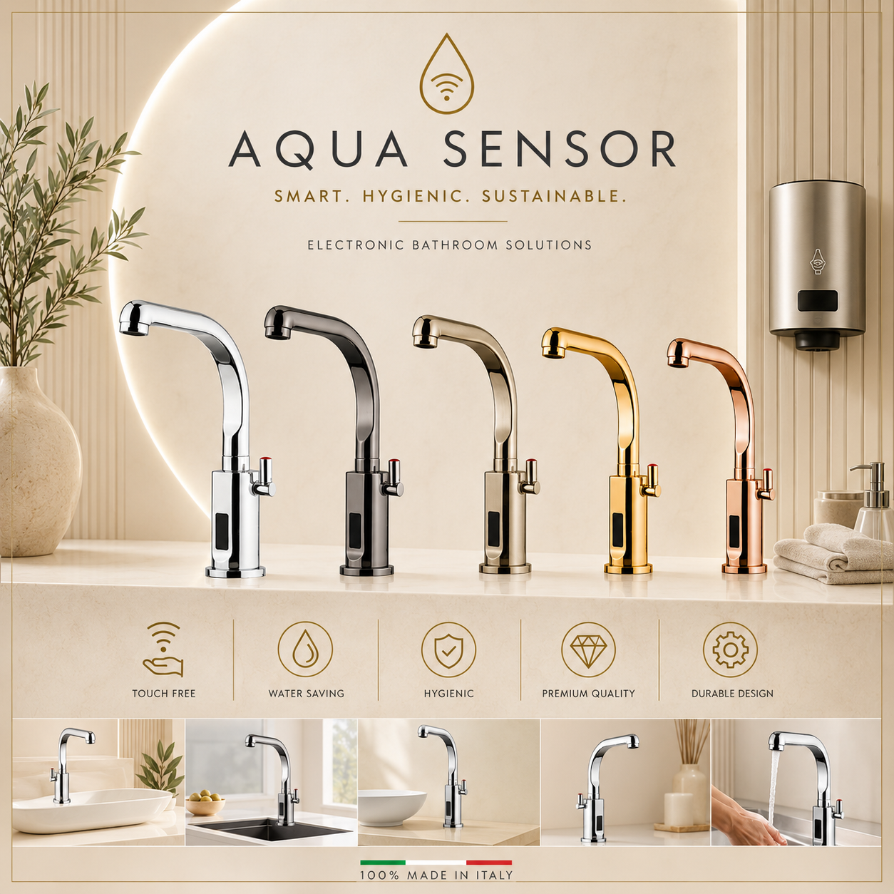 Sensor Kitchen Sink Mixer Taps