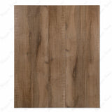 Close-up view of Columbia Marron plank tile showing authentic oak knots and grain