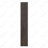 Emient Wenge dark brown wood-look porcelain plank tile with fine grain texture