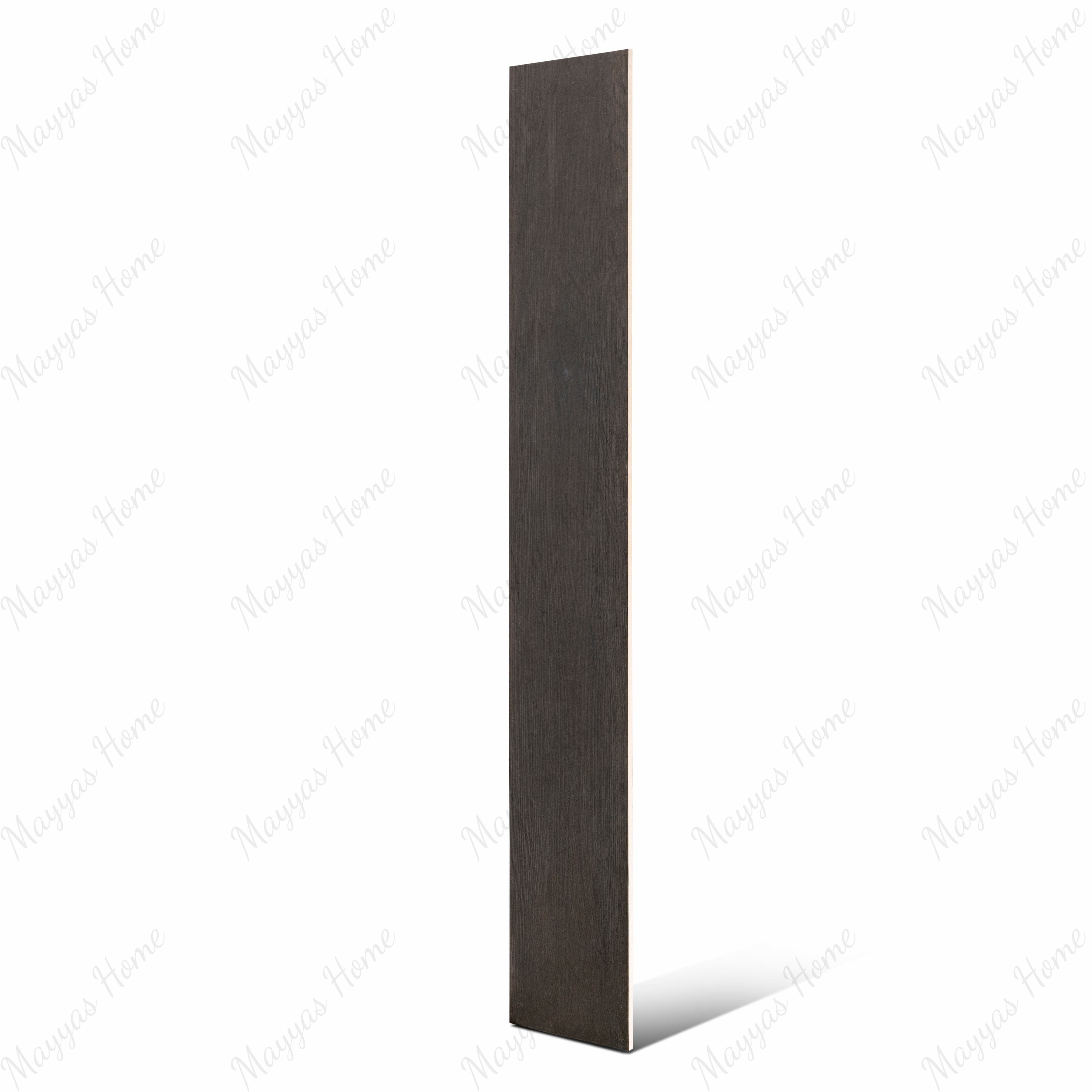 Deep espresso wenge wood effect porcelain tile for elegant UAE interiors