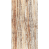 بلاط بورسلين لامع بنمط متطابق، لون برتقالي ياقوتي، مقاس 160×320 سم، سمك 6 مم