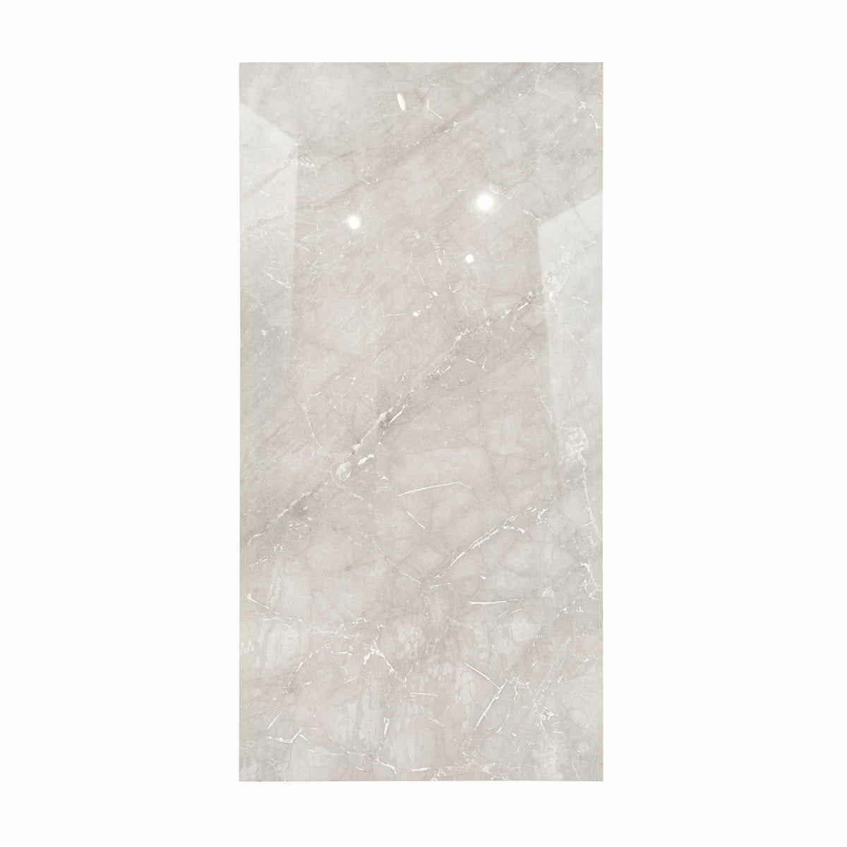 Omnia Grove 120x240cm glossy tile with natural marble design. Perfect for feature walls, luxury bathrooms, and modern living spaces.