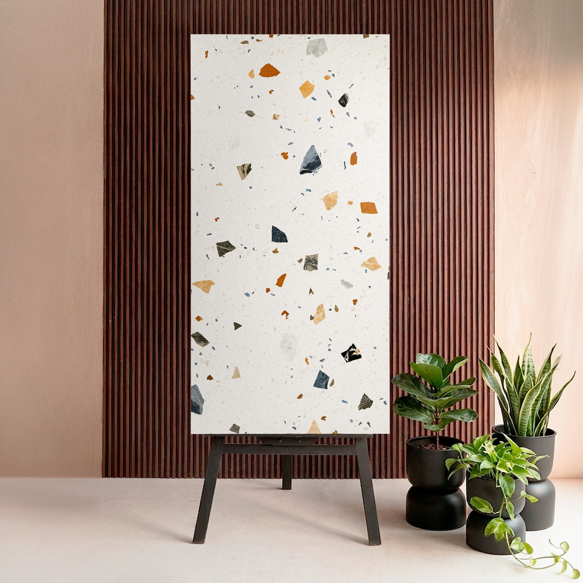 Terrazzo Pastel Stone Look Porcelain Tile 60x120cm – 9mm Thickness
