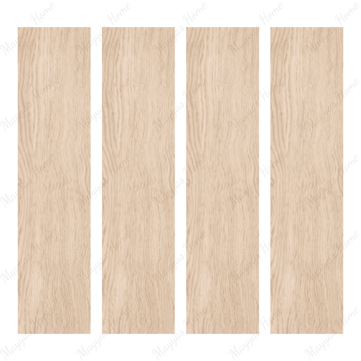 Emient Crema 20x120cm Matt Porcelain Tile, 09MM, Cream Wood Look