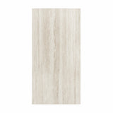 Travertine Vain Lait 120x240cm baby satin matt tile. Creamy travertine-inspired design with a soft finish, perfect for elegant modern interiors.