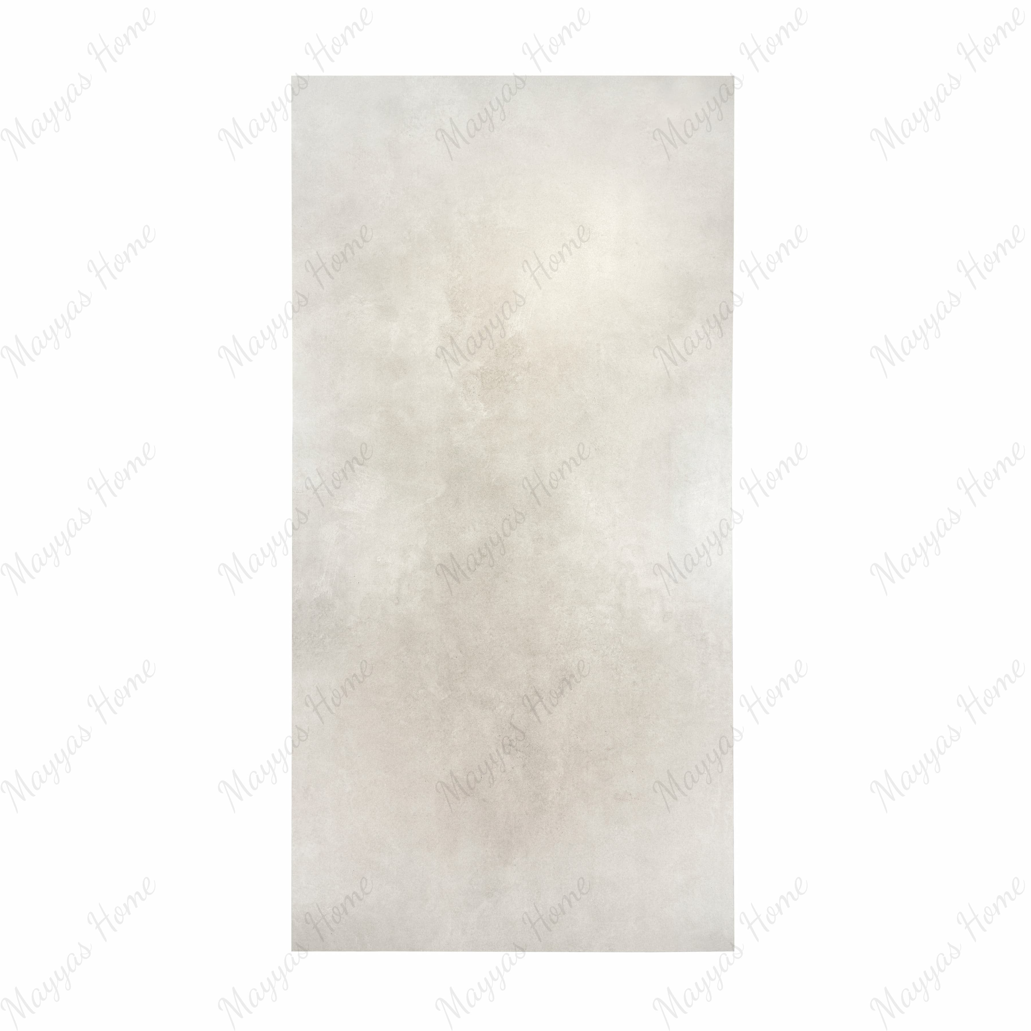 Azure Grey 120x240cm matt porcelain tile with 09mm thickness. Bright white tone, seamless matt finish, ideal for walls and floors.